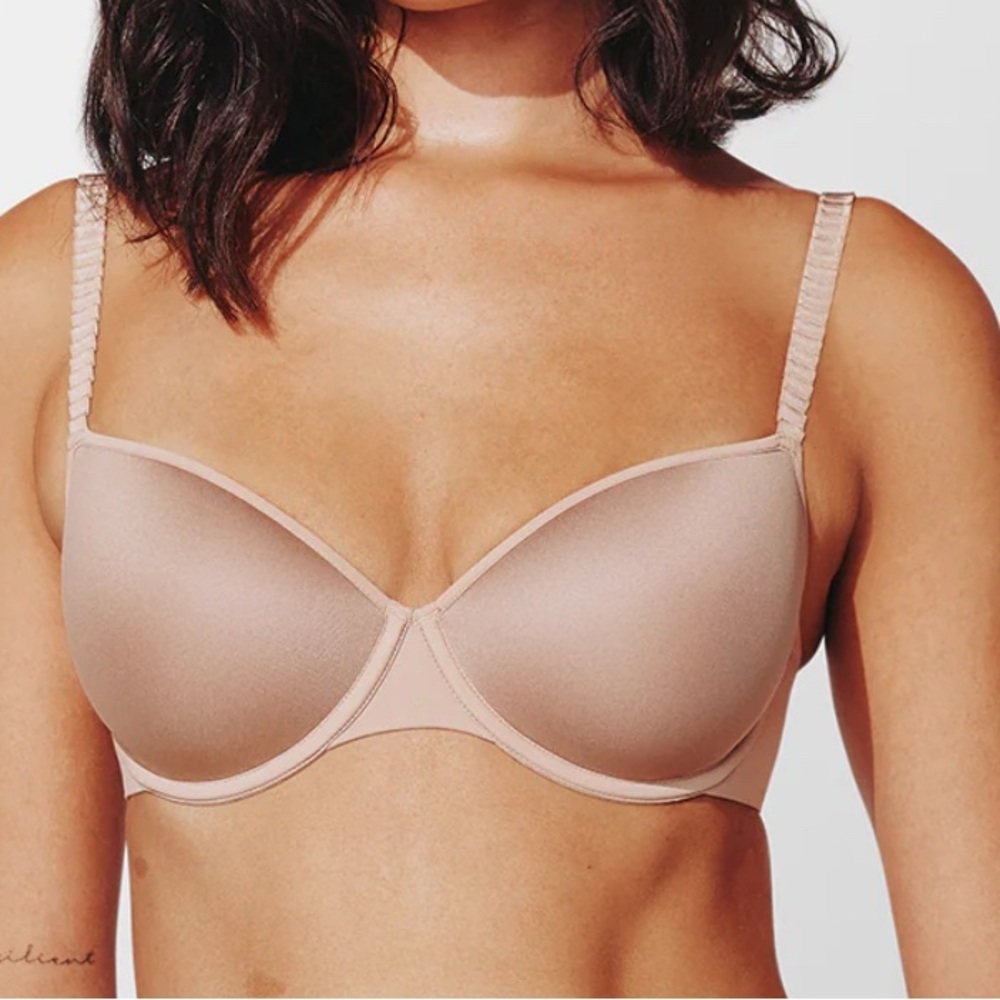 THIRDLOVE  24/7 CLASSIC T-SHIRT BRA TAN 34G